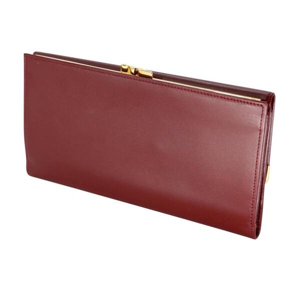 Cartier Embossed Leather Logo Bi-fold Organizer Wallet CR-1201P-0003 - Picture 3 of 10